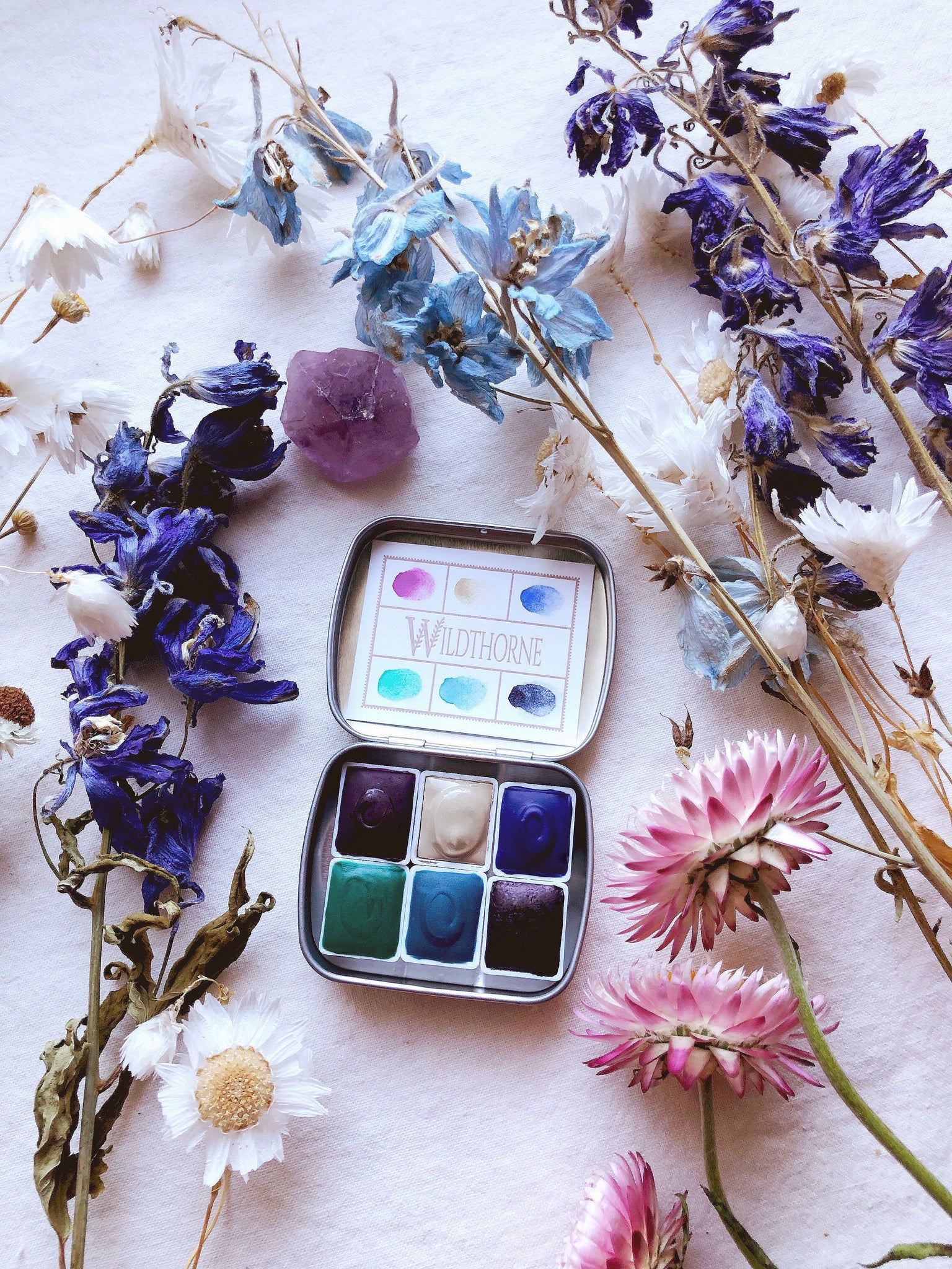 RESERVE for Elisabeth + Tree Alchemy + “Being You” journal - Limited edition Mineral watercolor palette