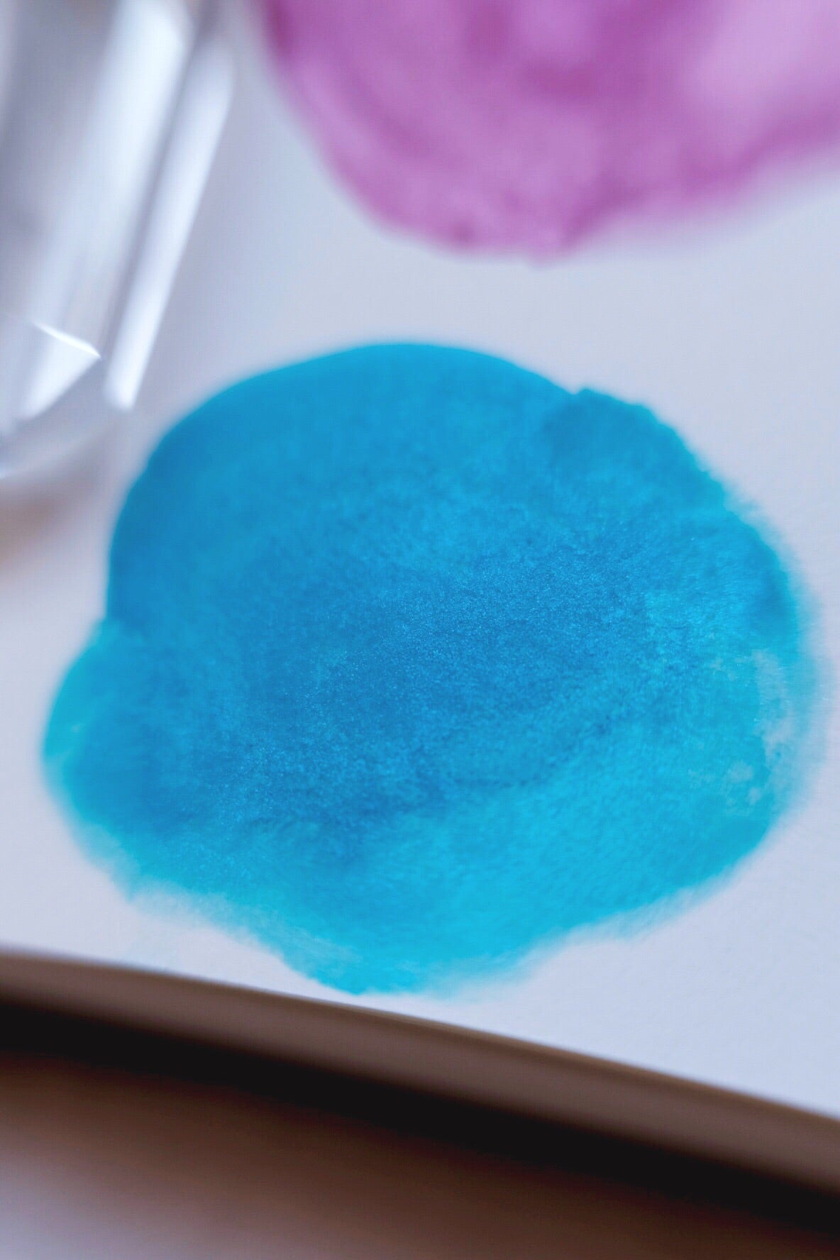 RESERVED for Jan + Moons of Saturn + Limited Edition Mineral shimmer watercolor palette