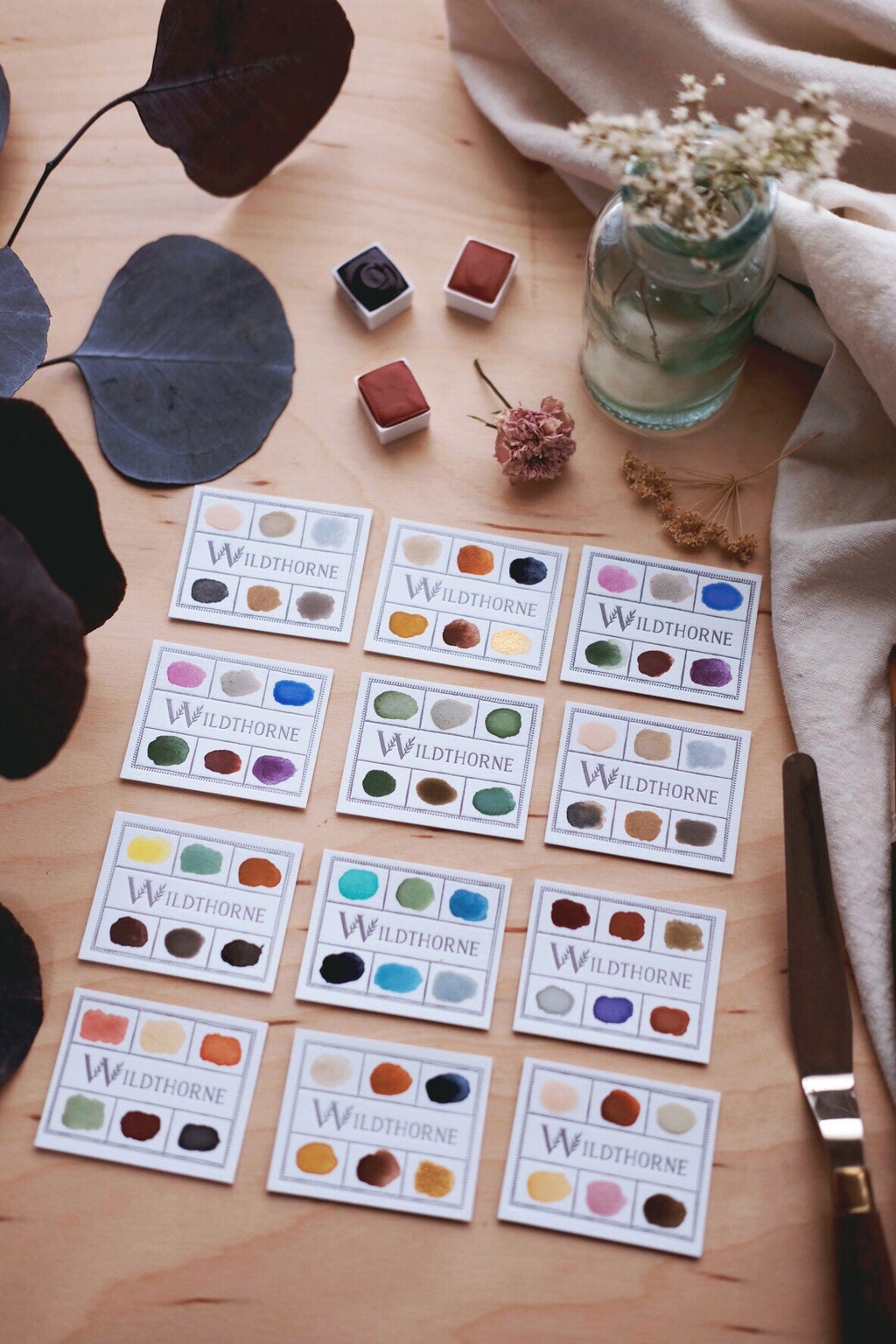 RESERVE for Rosemary + Custom Mineral & Gemstone watercolors