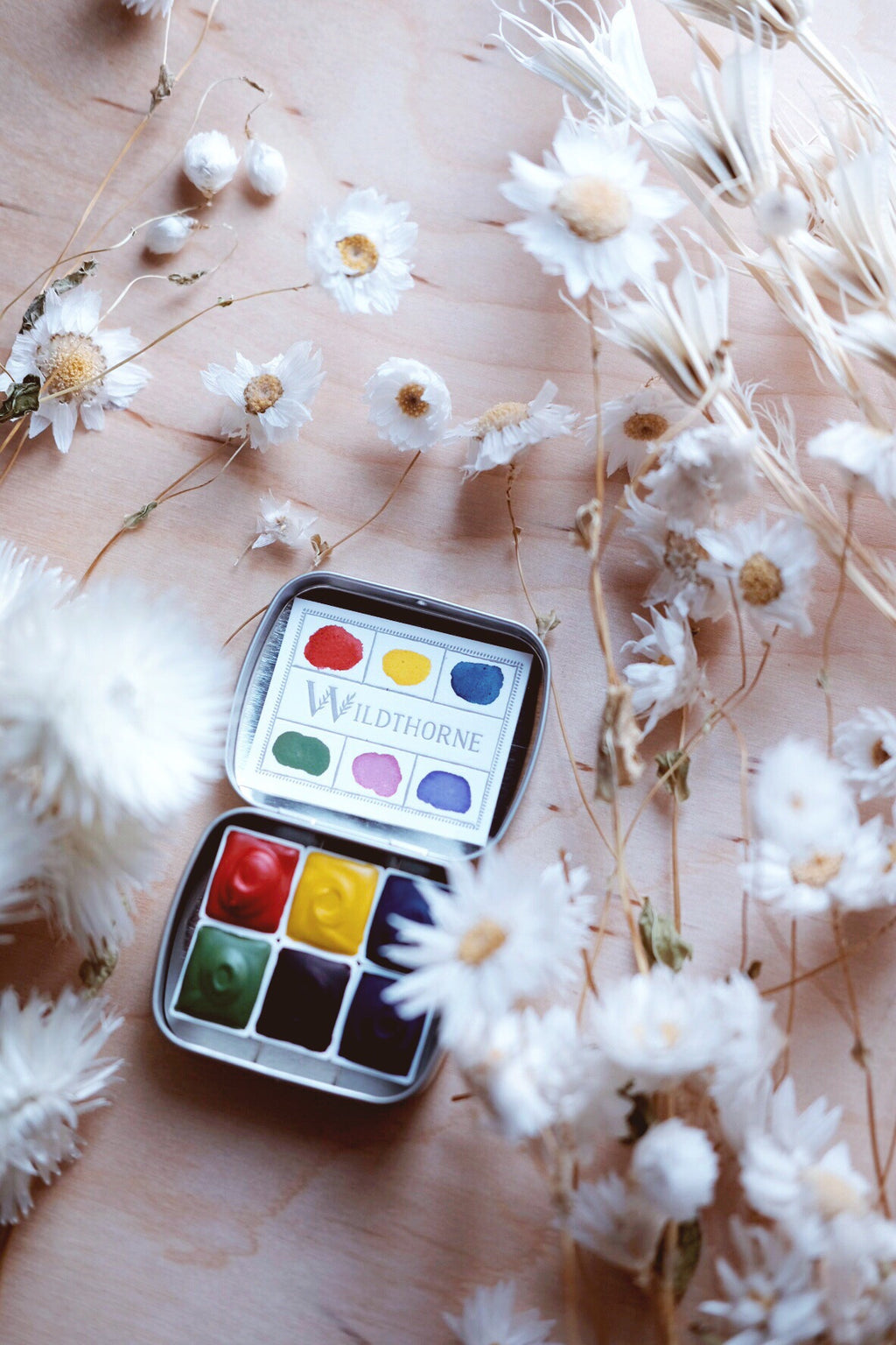 RESERVE for Hanne + Kaleidoscope + Primary Mineral watercolor palette