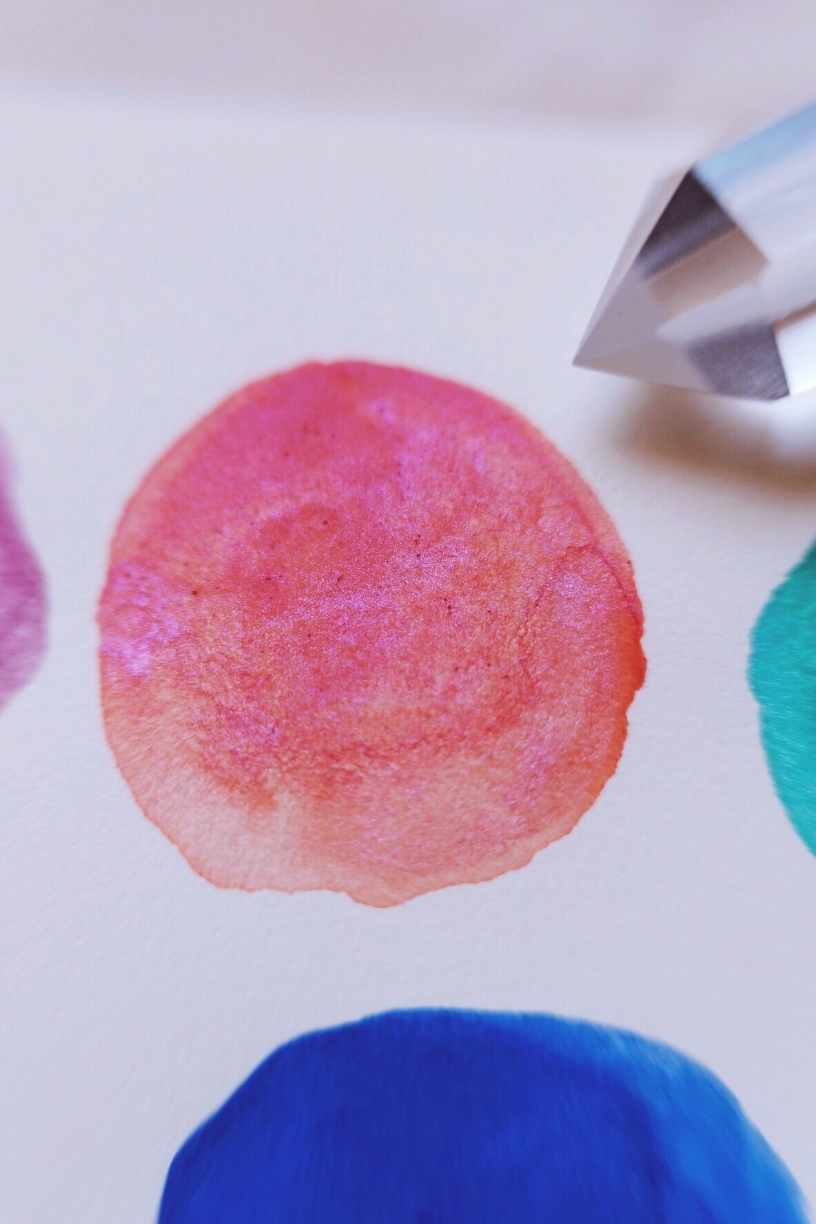 RESERVE for Olivia + Moons of Saturn + Limited Edition Mineral shimmer watercolor palette