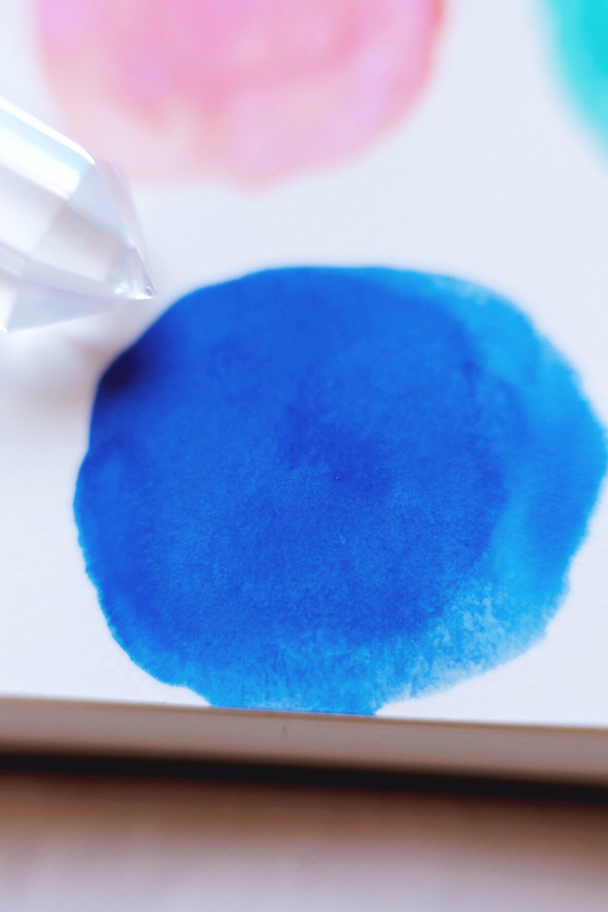 RESERVED for Jan + Moons of Saturn + Limited Edition Mineral shimmer watercolor palette